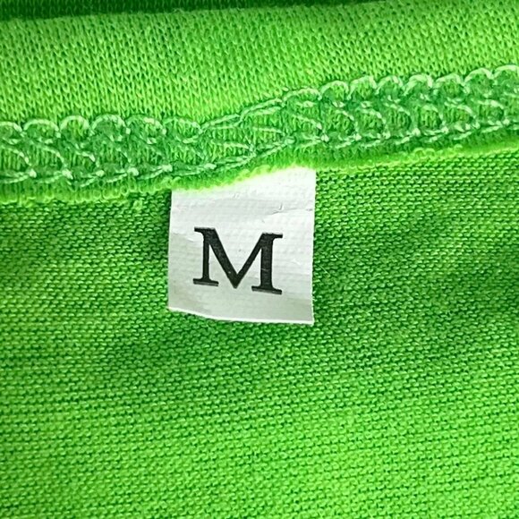 Lets Get Shamrocked St. Patricks Day Tshirt V-Neck Green Size Medium New - Picture 6 of 9